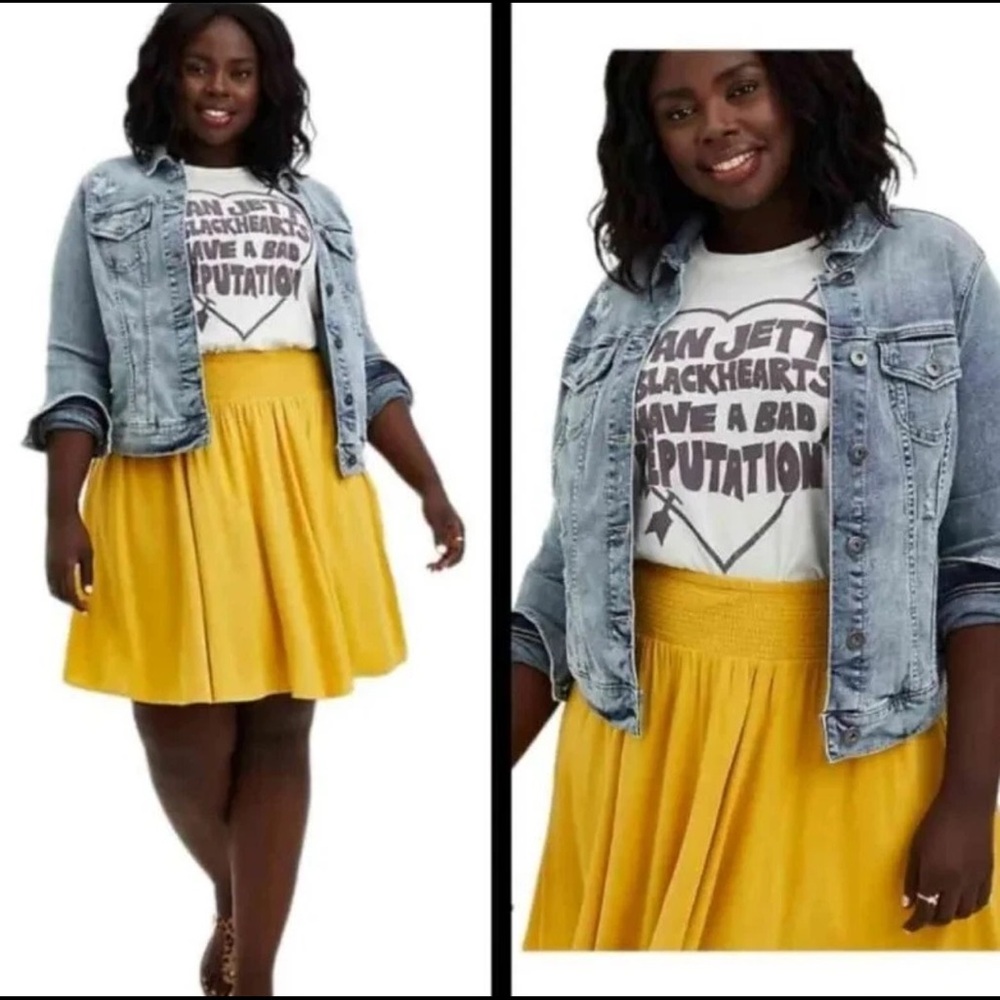 Torrid destructed Jean jacket size 5x